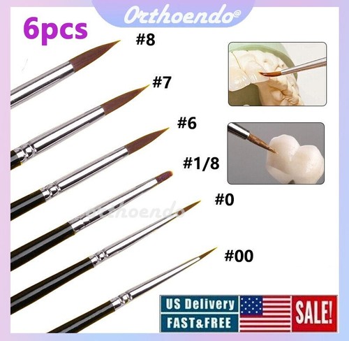 Set dental porcelain brush - porcelain,